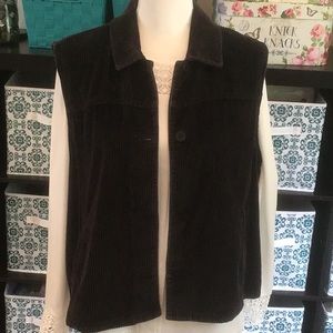 Super Versatile Gray Corduroy Vest